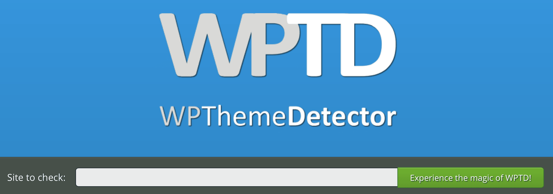 Wordpress Theme Detector