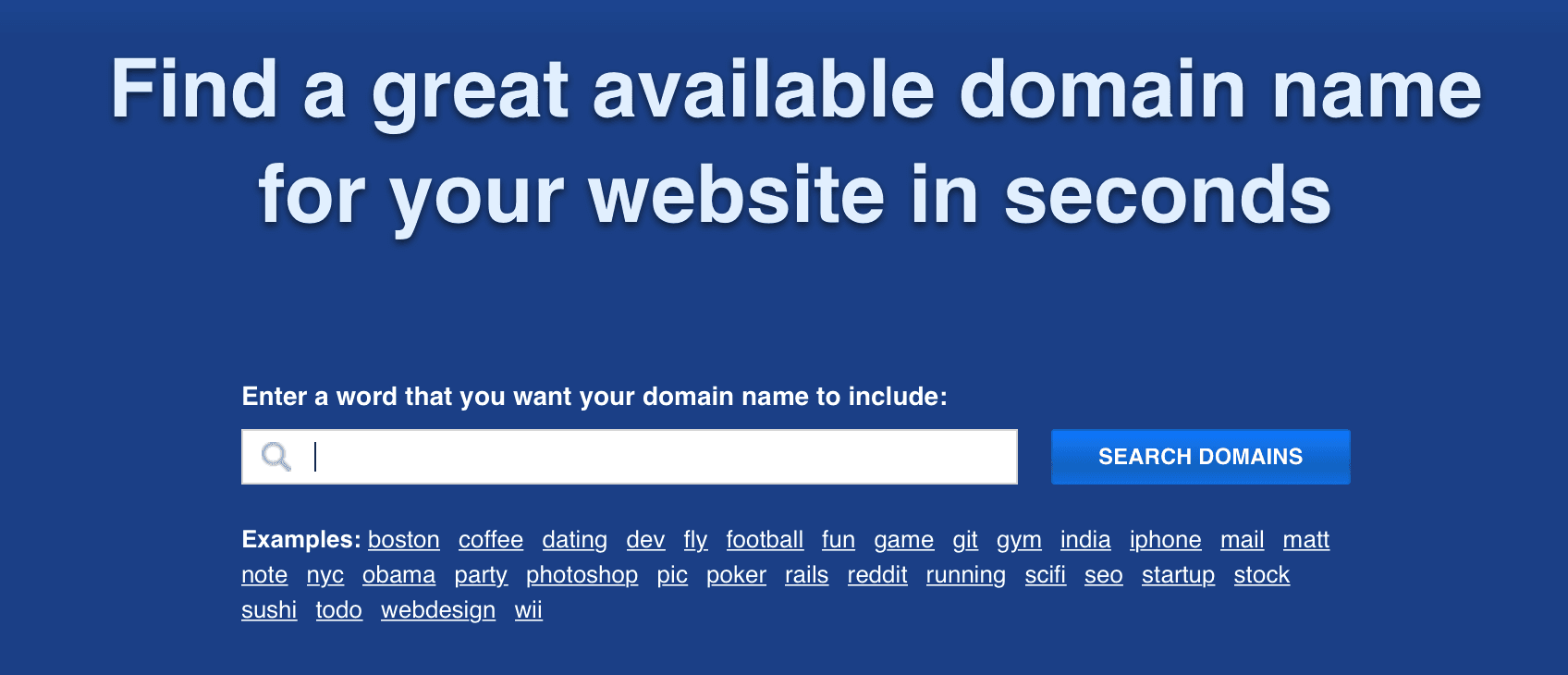 Lean Domain Search