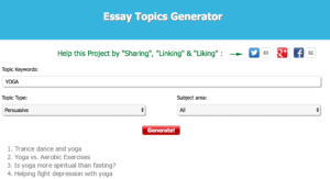 Easy Topic Generator